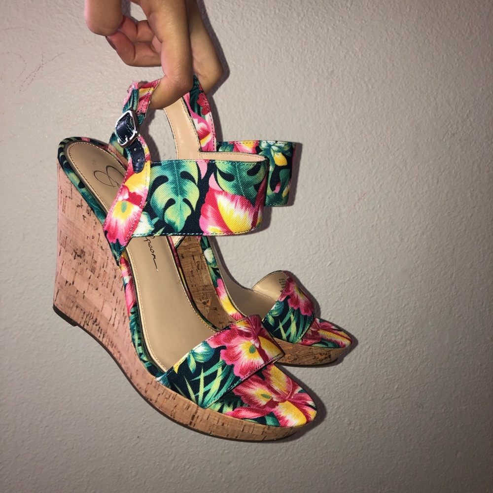 Jessica Simpson wedges